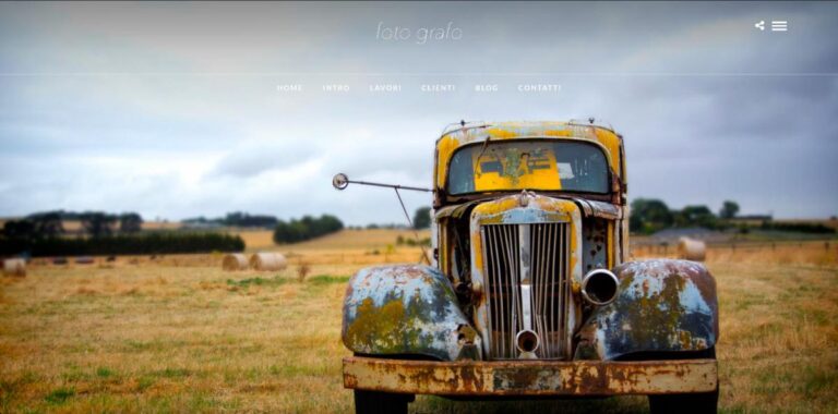 Design Sito Fotografia Professionale